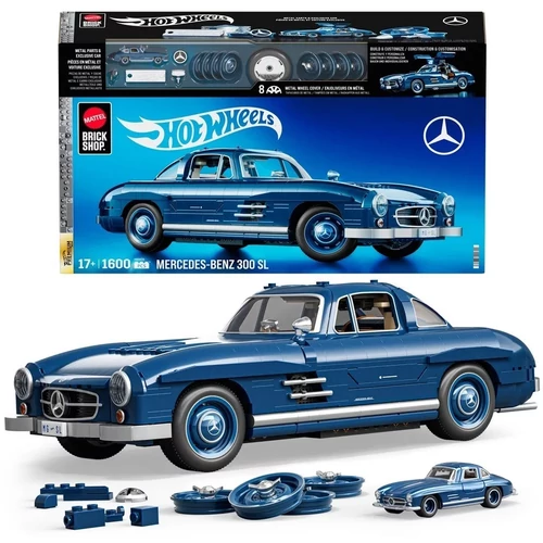 Hot Wheels építő szett Mercedes 300SL