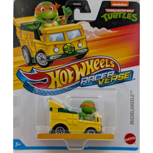  Hot Wheels Racer Verse-Michelangelo kisautó