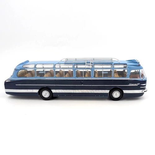 Ikarus 55 1:43 retró autóbusz modell kék Premium Classixxs