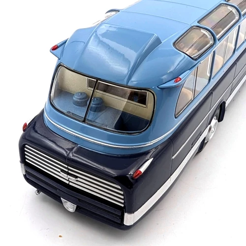 Ikarus 55 1:43 retró autóbusz modell kék Premium Classixxs