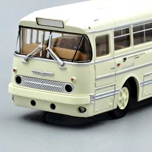 Ikarus 66 3 ajtós KVK Annaberg 1964 1:87 Brekina autóbusz modell