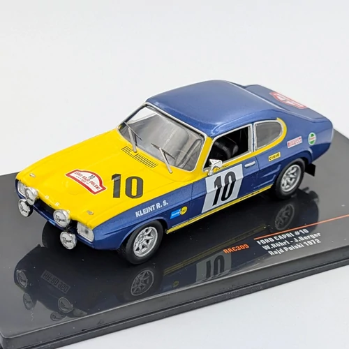 Ford Capri #10 1972 1:43 Röhrl/Berger retró modellautó