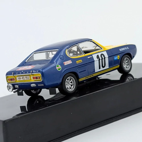 Ford Capri #10 1972 1:43 Röhrl/Berger retró modellautó