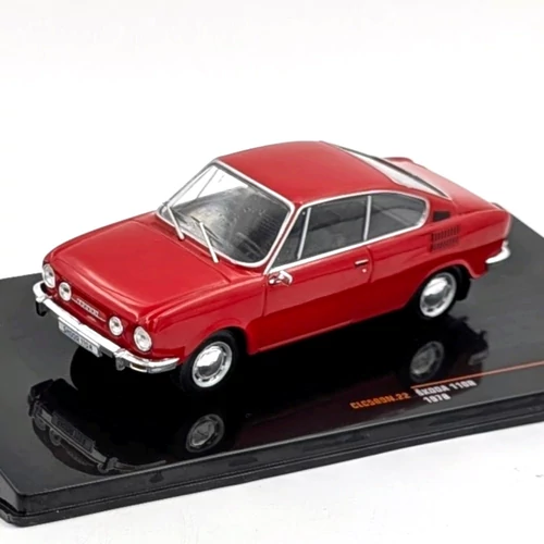 Skoda 110R 1978 1:43 piros IXO autó modell fémautó