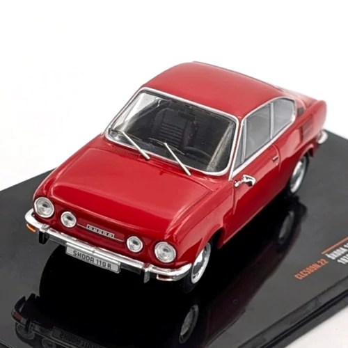 Skoda 110R 1978 1:43 piros IXO autó modell fémautó