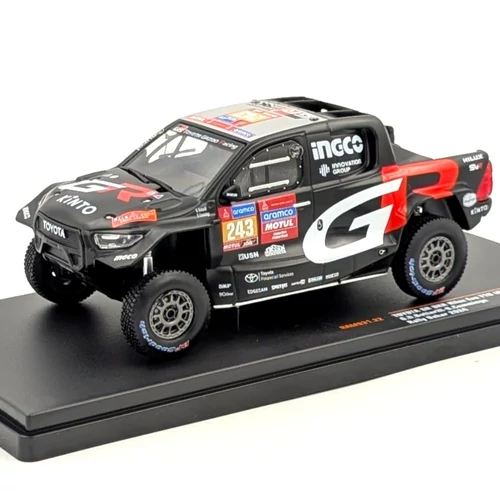 Toyota GR DKR Hilux Evo T1U 2024 1:43 IXO fém modellautó