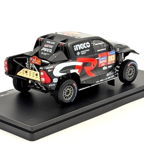 Toyota GR DKR Hilux Evo T1U 2024 1:43 IXO fém modellautó
