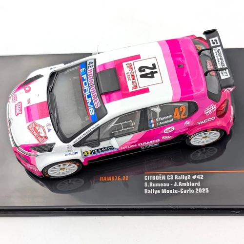 Citroen C3 Rally2 #42 1:43 IXO modell autó