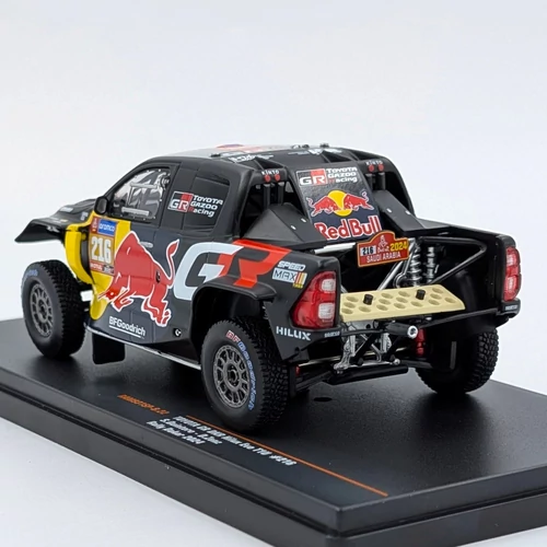 Toyota Supra DKR Hilux EVO IXO 1:43 #216 modell autó fémautó