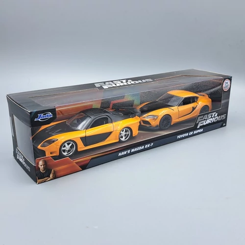 Mazda RX-7 és Toyota Supra 2db-od szett Jada modellautó játékautó