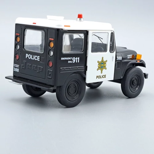 Jeep DJ-5B 1971 Police Kinsmart fém modell autó