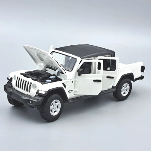 Jeep Gladiator Rubicon fehér 1:32 Tayumo fém autómodell