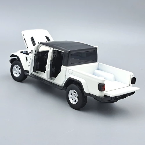 Jeep Gladiator Rubicon fehér 1:32 Tayumo fém autómodell