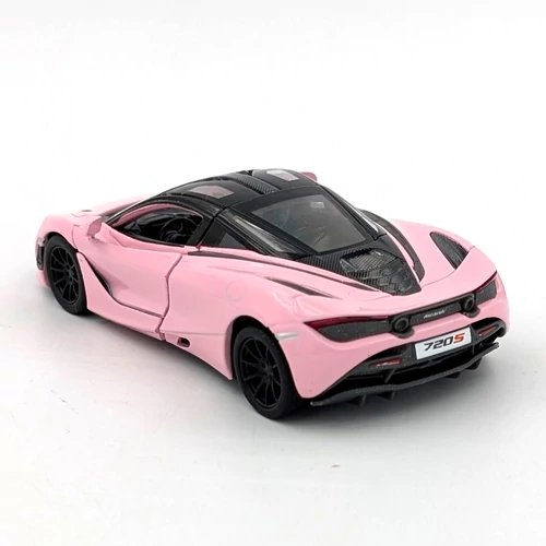 McLaren 720S Kinsmart világosrózsaszín játékautó