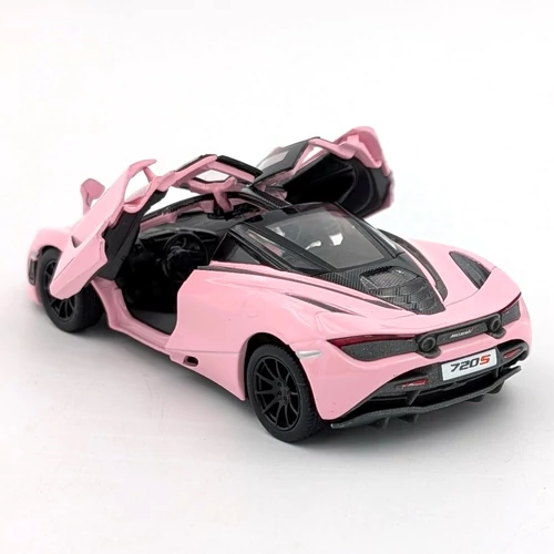 McLaren 720S Kinsmart világosrózsaszín játékautó