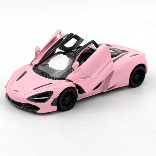 McLaren 720S Kinsmart világosrózsaszín játékautó