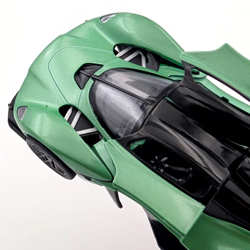 Aston Martin Valkyrie Kinsmart zöld játékautó