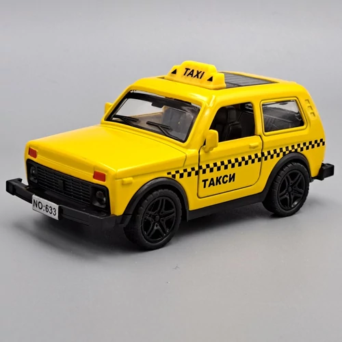 Lada Níva Taxi gyerekjáték fémautó