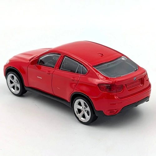 BMW X6 1:43 piros modellautó Rastar