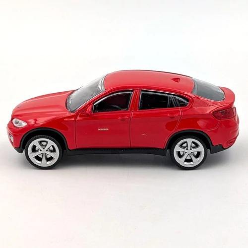 BMW X6 1:43 piros modellautó Rastar
