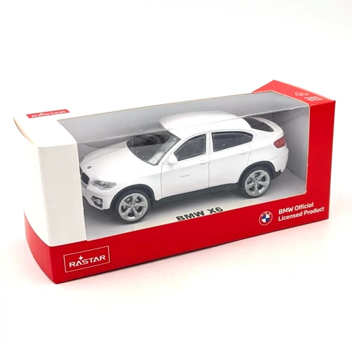 BMW X6 1:43 fehér modellautó Rastar