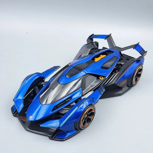 Lamborghini V12 Grand Turismo 1:18 kék Maisto fém autó modell