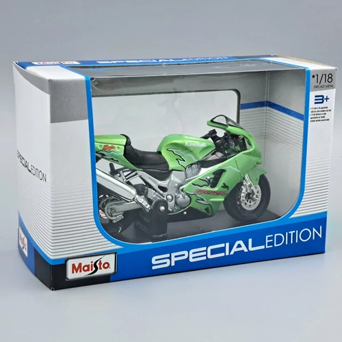 Kawasaki Ninja ZX-12R 1:18 Maisto motorkerékpár modell