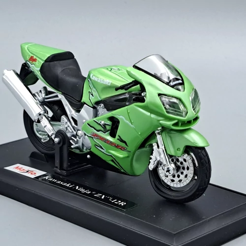 Kawasaki Ninja ZX-12R 1:18 Maisto motorkerékpár modell