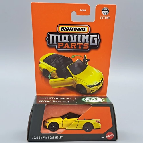 BMW M4 Cabriolet Matchbox Moving Parts autómodell