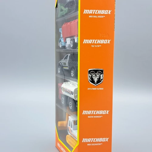 Matchbox 5db-os szett-MBX Construction fém kisautó