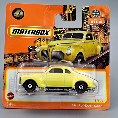 Plymouth Coupe 1941 1:64 Matchbox retró kisautó