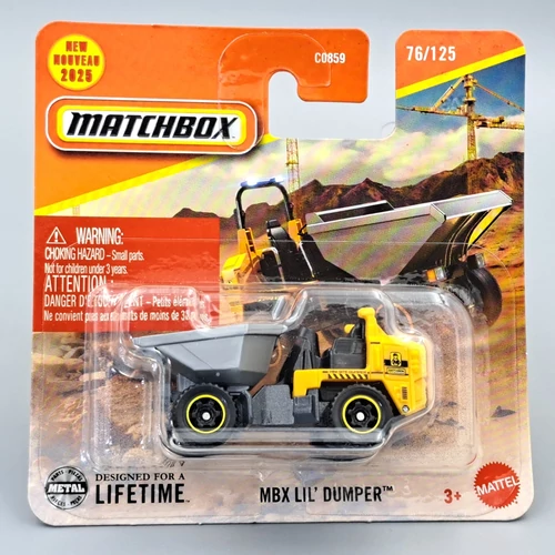 MBX LIL Dumper 1:64 Matchbox modell autó
