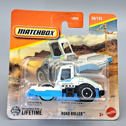 Road Roller Úthenger 1:64 Matchbox autó modell