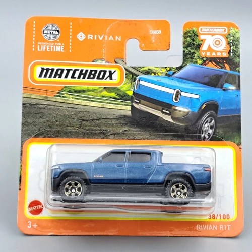 Rivian T1T 1:64 Matchbox modell autó kék