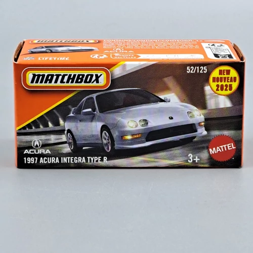 Acura Integra Type R 1997 1:64 Matchbox autó modell