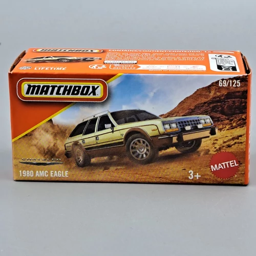 AMC Eagle 1980 1:64 Matchbox arany fém modellautó