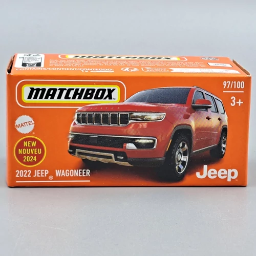 Jeep Wagoneer 2022 1:64 Matchbox piros die cast autómodell