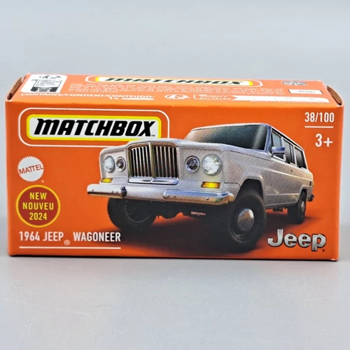 Jeep Wagoneer 1964 1:64 Matchbox dobozos kisautó