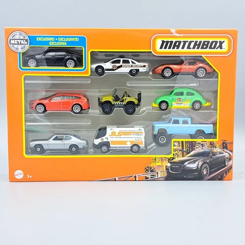 Matchbox autóválogatás 9 db-os 1:64 kisautó
