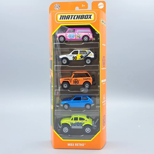 Matchbox 5db-os szett-MBX Retro autó modell