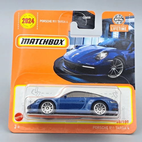 Porsche 911 Targa 4 1:64 Matchbox fém kisautó