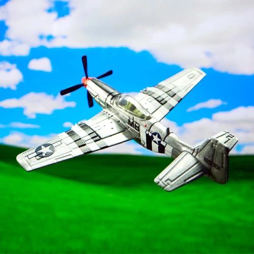 North American P-51 Mustang Matchbox repülőgép modell