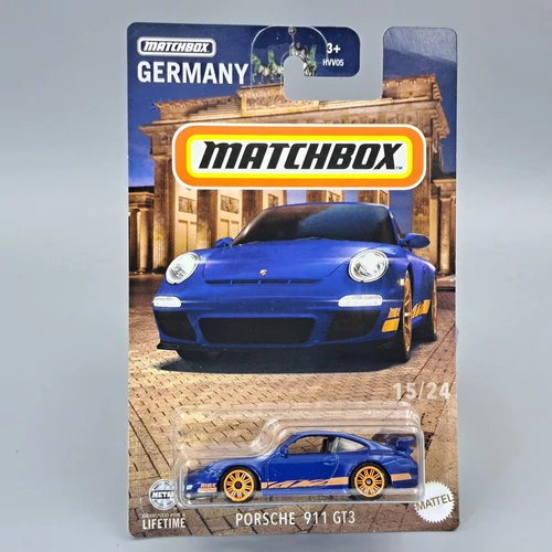 Porsche 911 GT3 germany Matchbox 15/24 autómodell