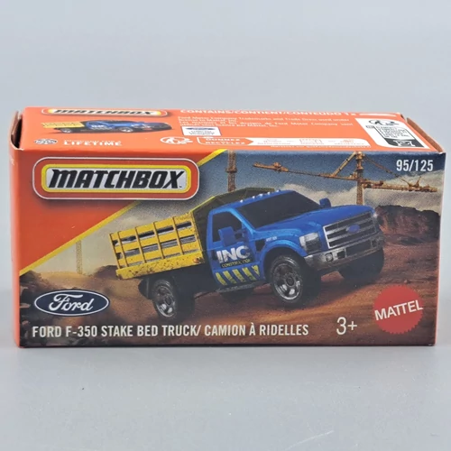 Ford F-350 Stake Bed Truck Matchbox kisautó