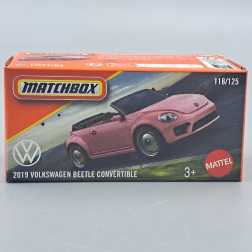 Volkswagen Beetle Convertible 2019 fém autó modell