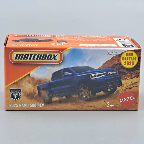 Ram 1500 REV 2025 Matchbox modell kisautó