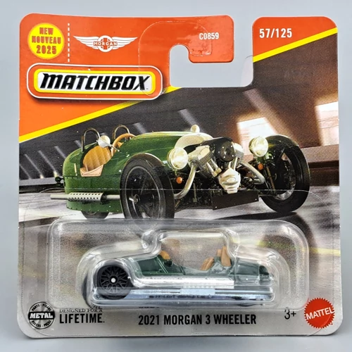 Morgan 3 Wheeler Matchbox modellautó autó modell, játékautó