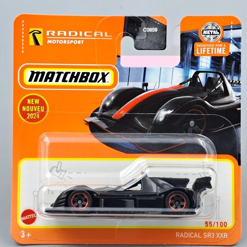 Radical SR3 XXR 1:64 Matchbox autó modell, játékautó
