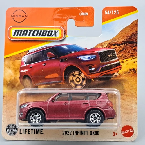 Infinit QX80 2022 1:64 Matchbox bordó kisautó