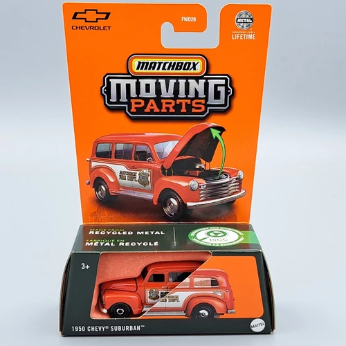 Chevy Suburban Matchbox Moving Parts autó modell kisautó